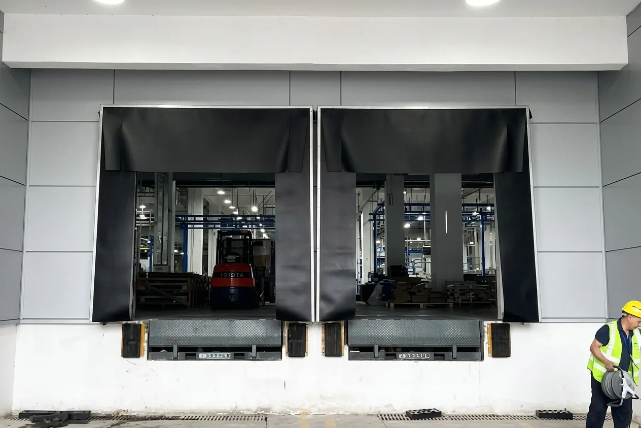 The finished result of professional loading dock repair: the completed work looking clean, correct — Wichita, KS